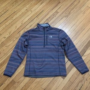 Size M The North Face Fleece Quarter-Zip Sweater